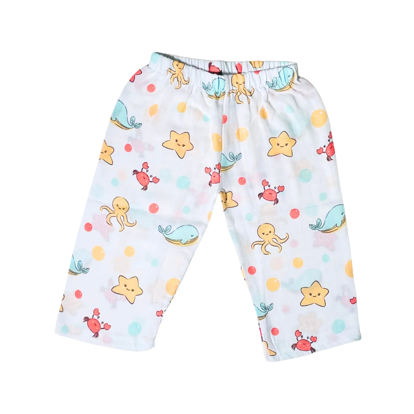 Muslin Night Suit - Marine Marvels - (Pack of 1)