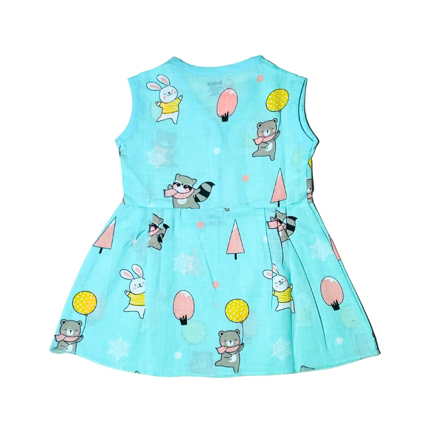 Muslin Button Frock - (Pack of 5)