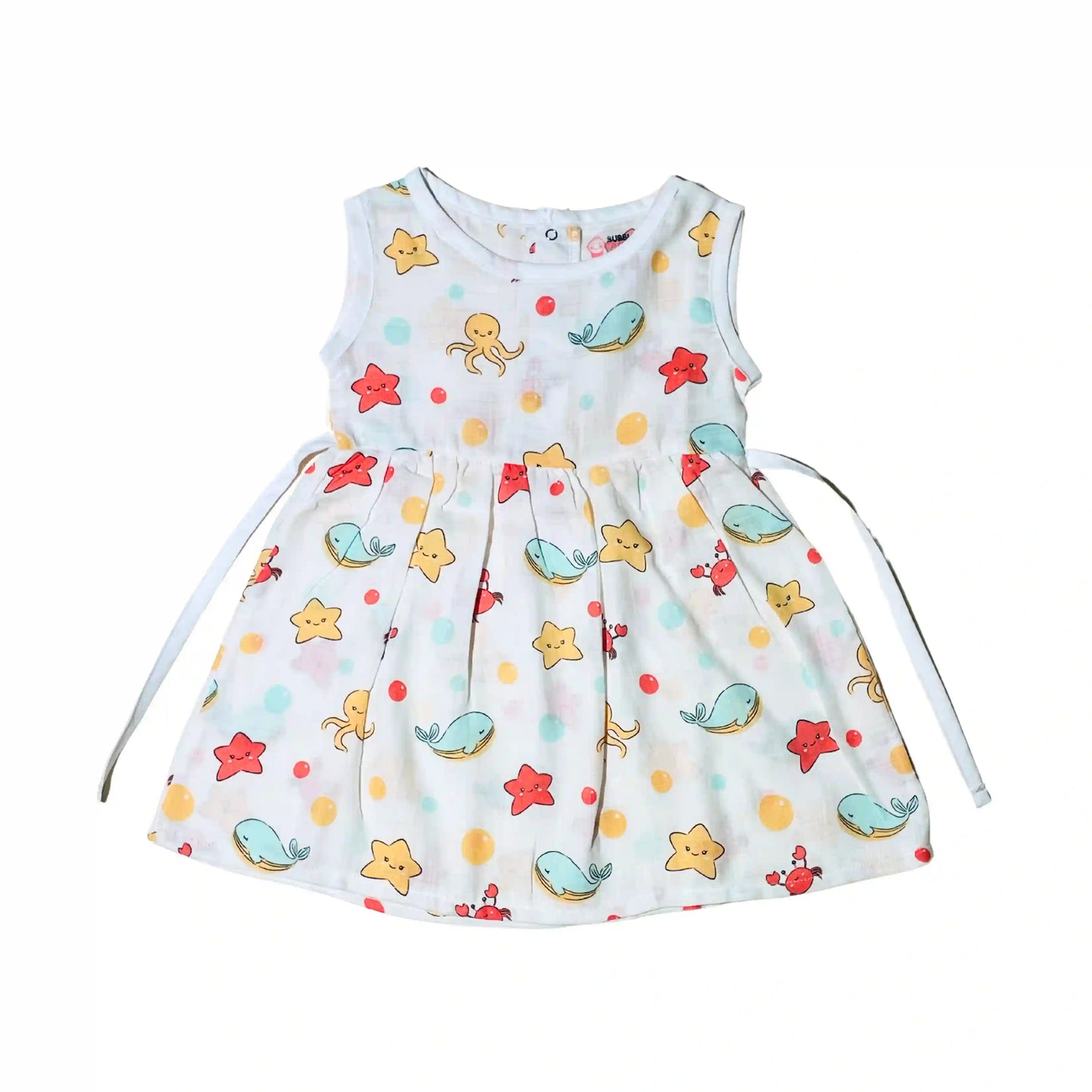 Muslin Knot Frock - (Pack of 5)