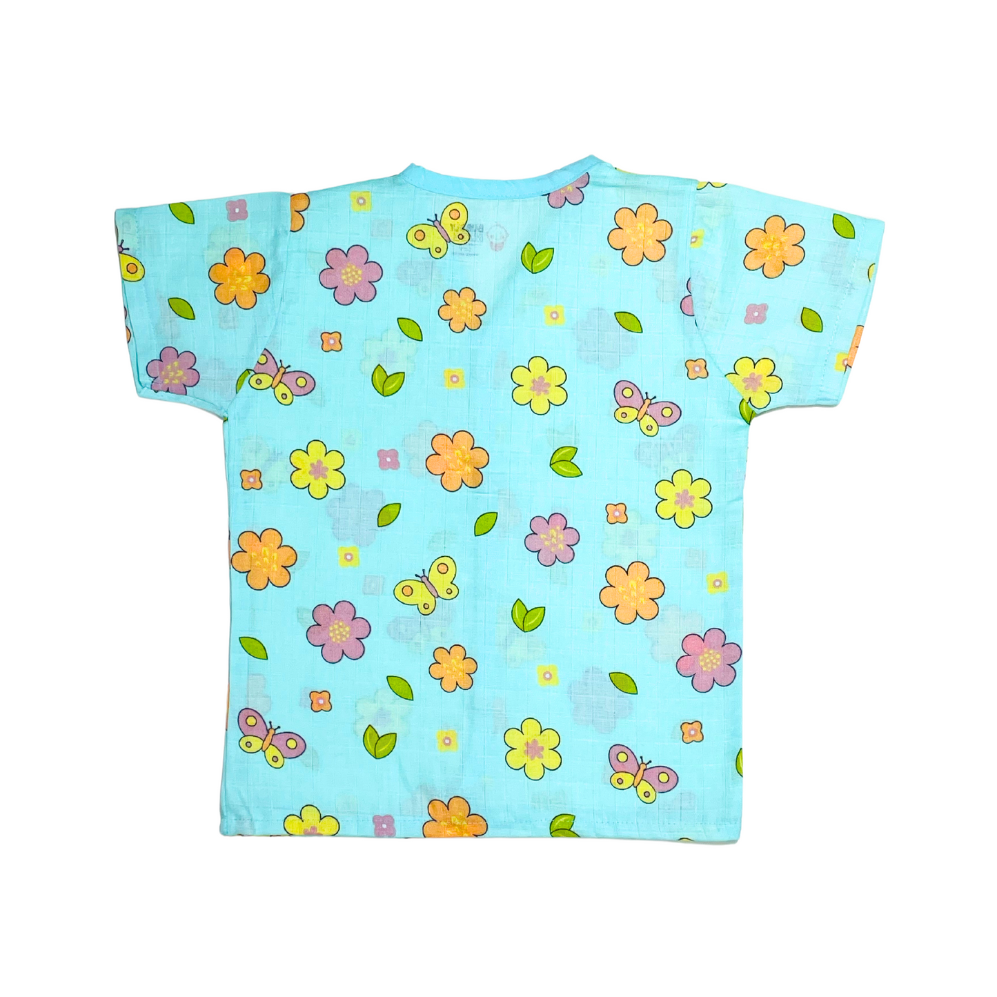 Petals and Wings - Muslin Jabla Half Sleeve & Shorts - (Pack of 1)