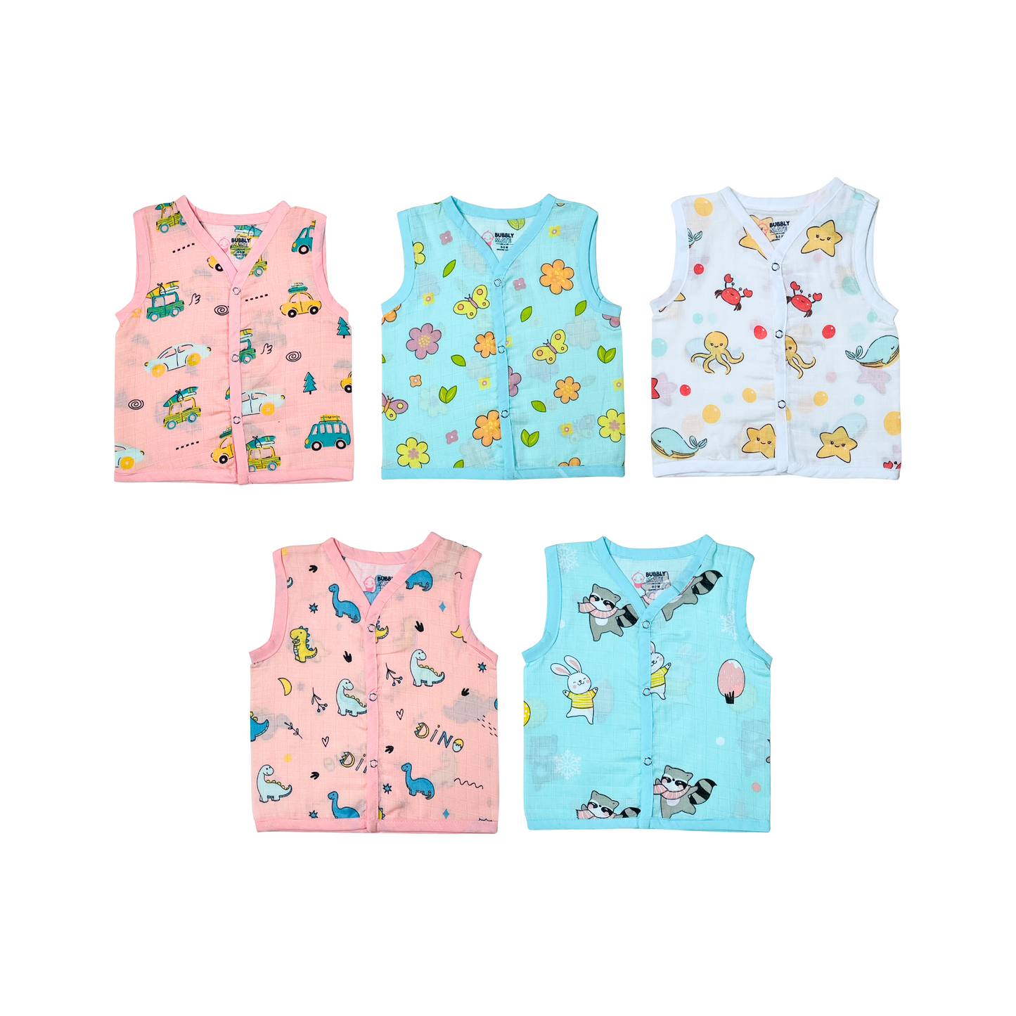 Jabla Gift Pack - 3 (Button Jabla - 3, Knot Jabla - 3, Nappy - 6, Swaddle - 2)