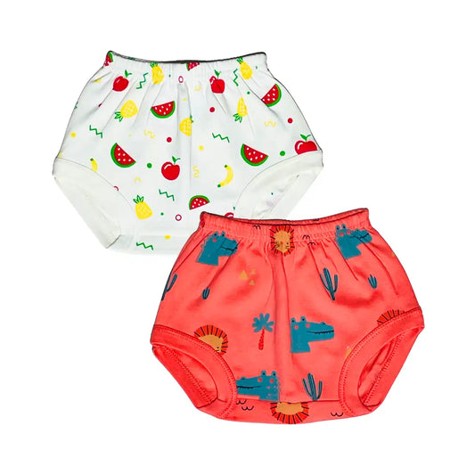 Kids Briefs - Lion's and Croc’s & Fruit Blast Prints (Pack of 2)