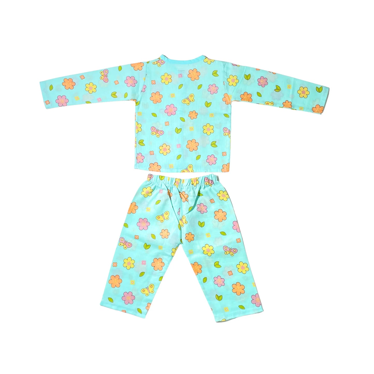 Muslin Night Suit - Petals and Wings - (Pack of 1)