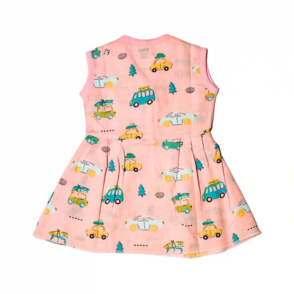 Summer Ride - Muslin Button Frock - (Pack of 1)