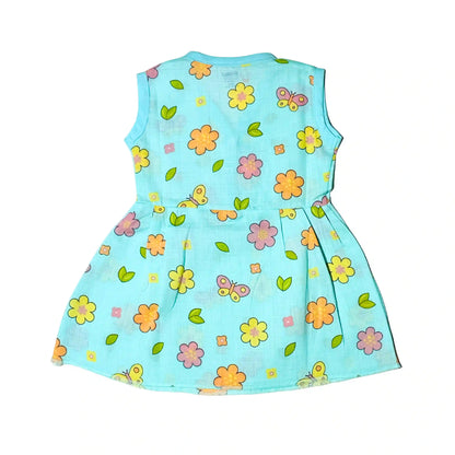 Petals and Wings - Muslin Button Frock - (Pack of 1)