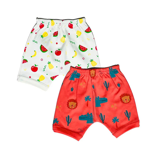 Kids Boxer - Lion's and Croc’s & Fruit Blast Prints (Pack of 2)