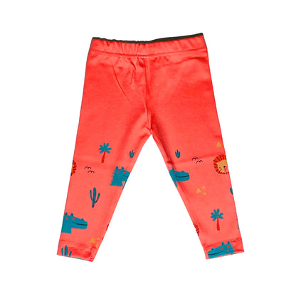 Leggings - Lion's and Croc’s & Fruit Blast Prints (Pack of 2)