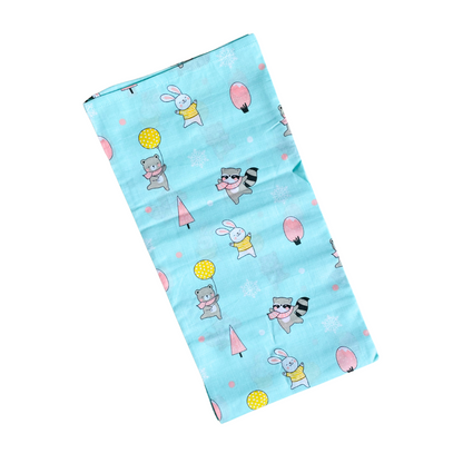 Muslin Swaddle - Animal party (Pack of 1) - 100CM * 100CM