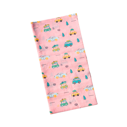 Muslin Swaddle - Summer Ride & Petals and Wings Combo (Pack of 2) - 100CM * 100CM