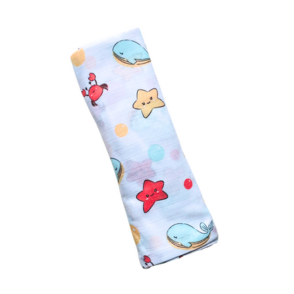 Muslin Swaddle - Marine Marvels (Pack of 1) - 100CM * 100CM