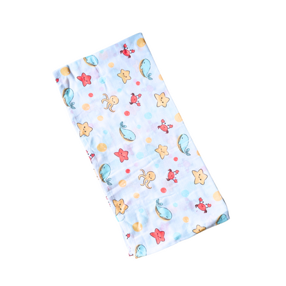 Muslin Swaddle - Marine Marvels (Pack of 1) - 100CM * 100CM