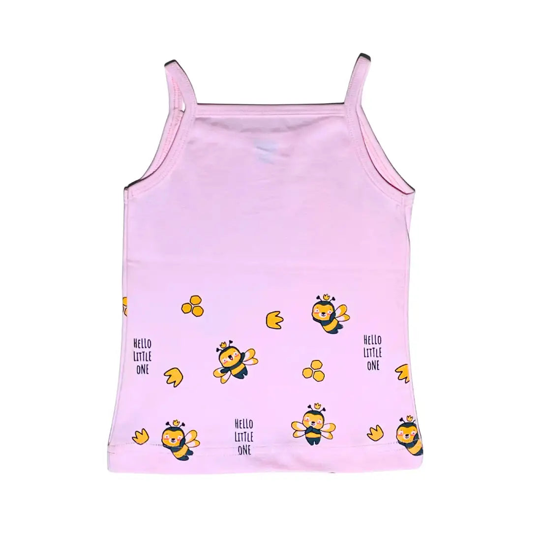 Girls Vest - Wonder Bee’s & Fairy Night Prints (Pack of 2)